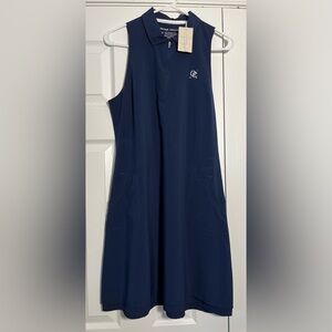 NWT ⭐️ Peter Millar Sleeveless Golf Dress – Navy Sz M